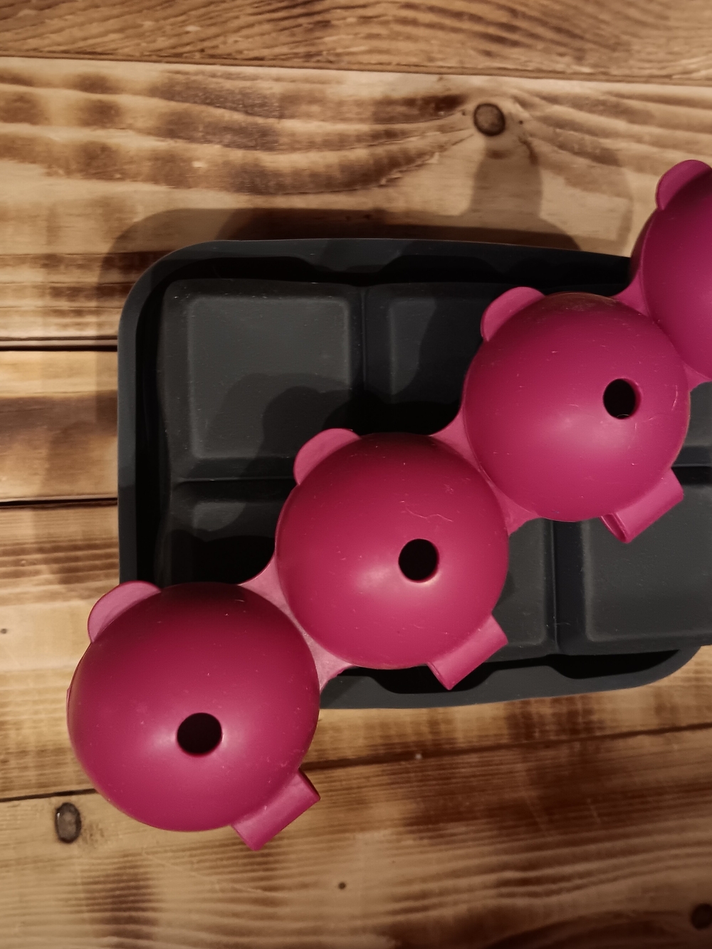 Silicone Egg Tray Mold in Berry Pink